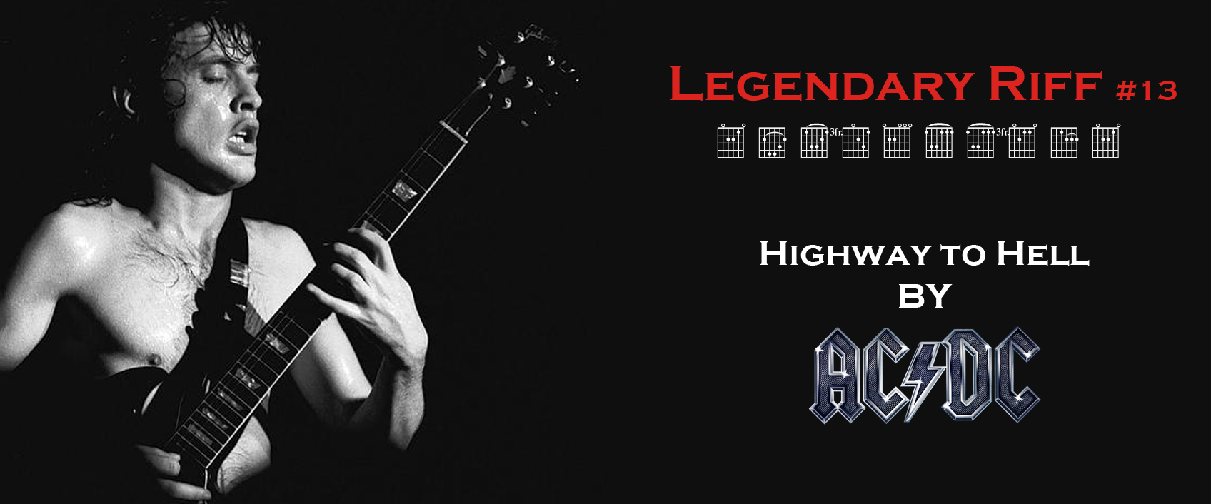 alligevel Kritisk Soar Legendary Guitar Riff #13 - Highway to Hell by AC/DC - Guitar Pro Blog -  Arobas Music