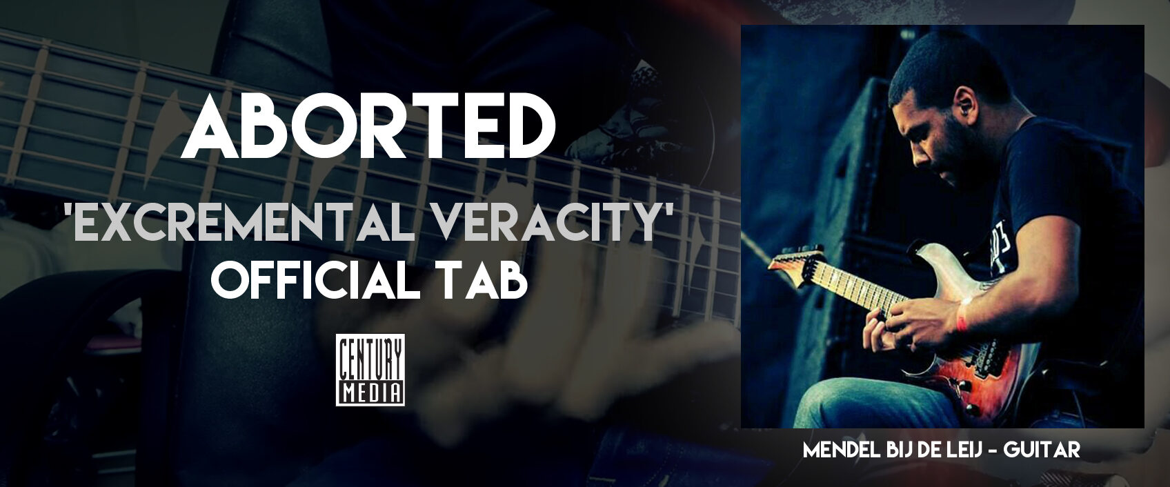 Learn to Play "Excremental Veracity" by Aborted with @Mendelmusic