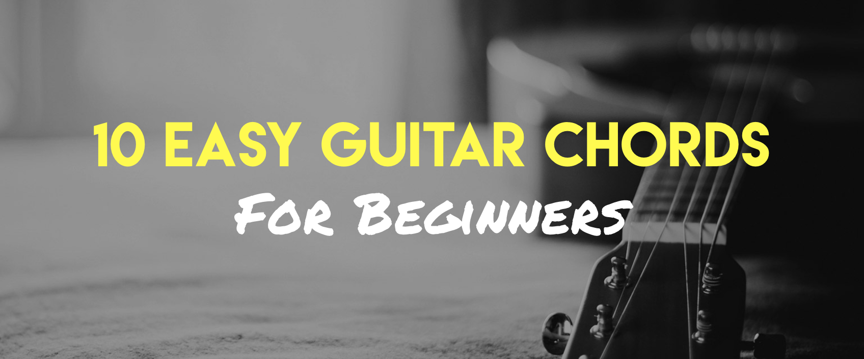 easy chords to play on guitar