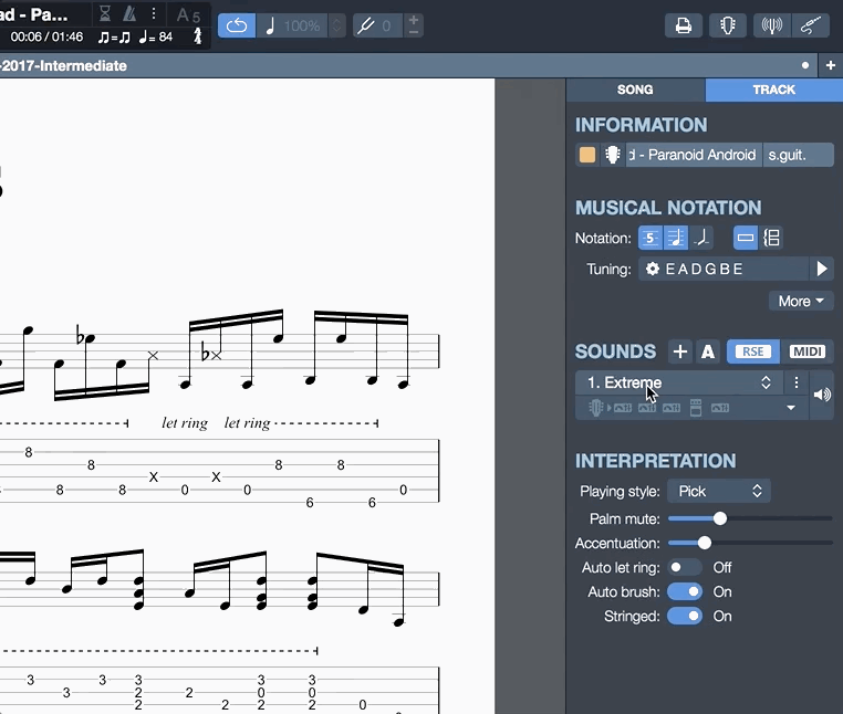 guitar pro 7 drum notation