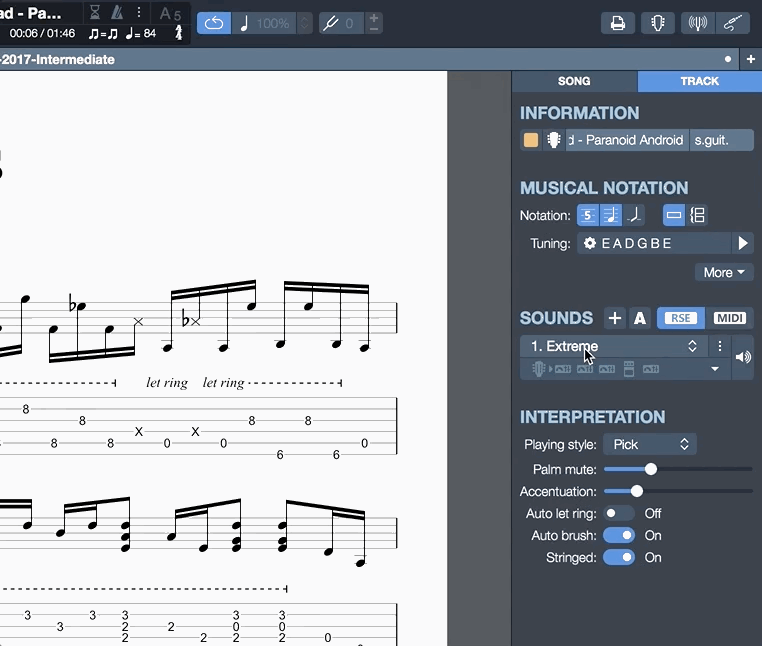 guitar rig presets for acoustic guitar