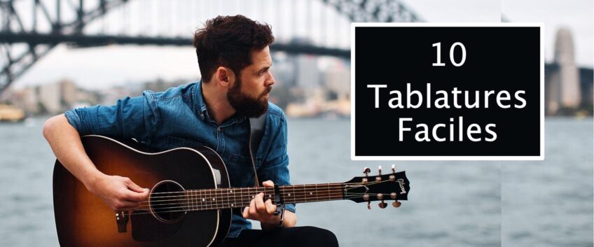 partition tablature gratuite debutant guitare
