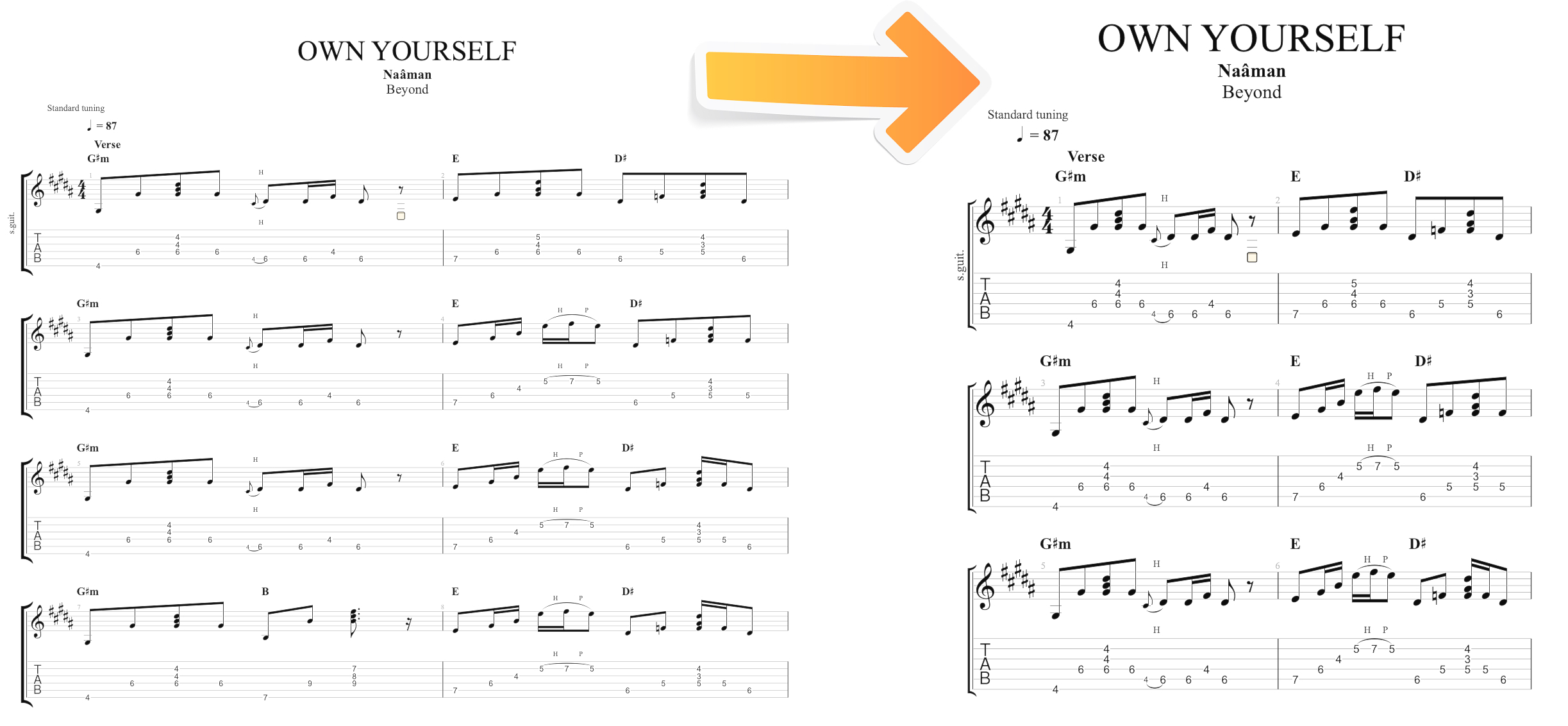 Notion template to organize your chords 🎸and learning guitar