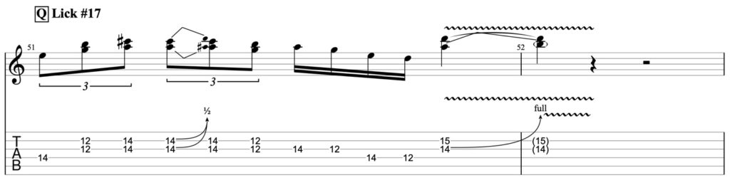 pentatonic guitar lick 17 guitar pro