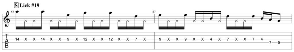 pentatonic guitar lick 19 guitar pro