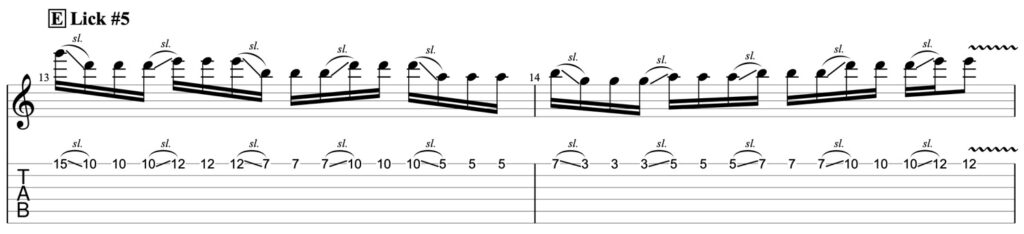 pentatonic guitar lick 5 guitar pro