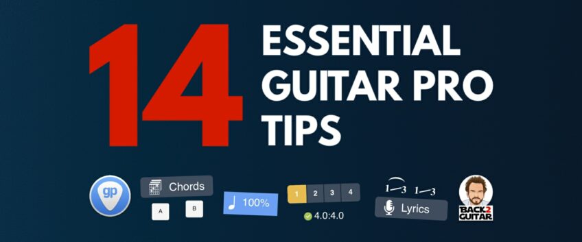 Tips to help you use the Guitar Pro 7 software.