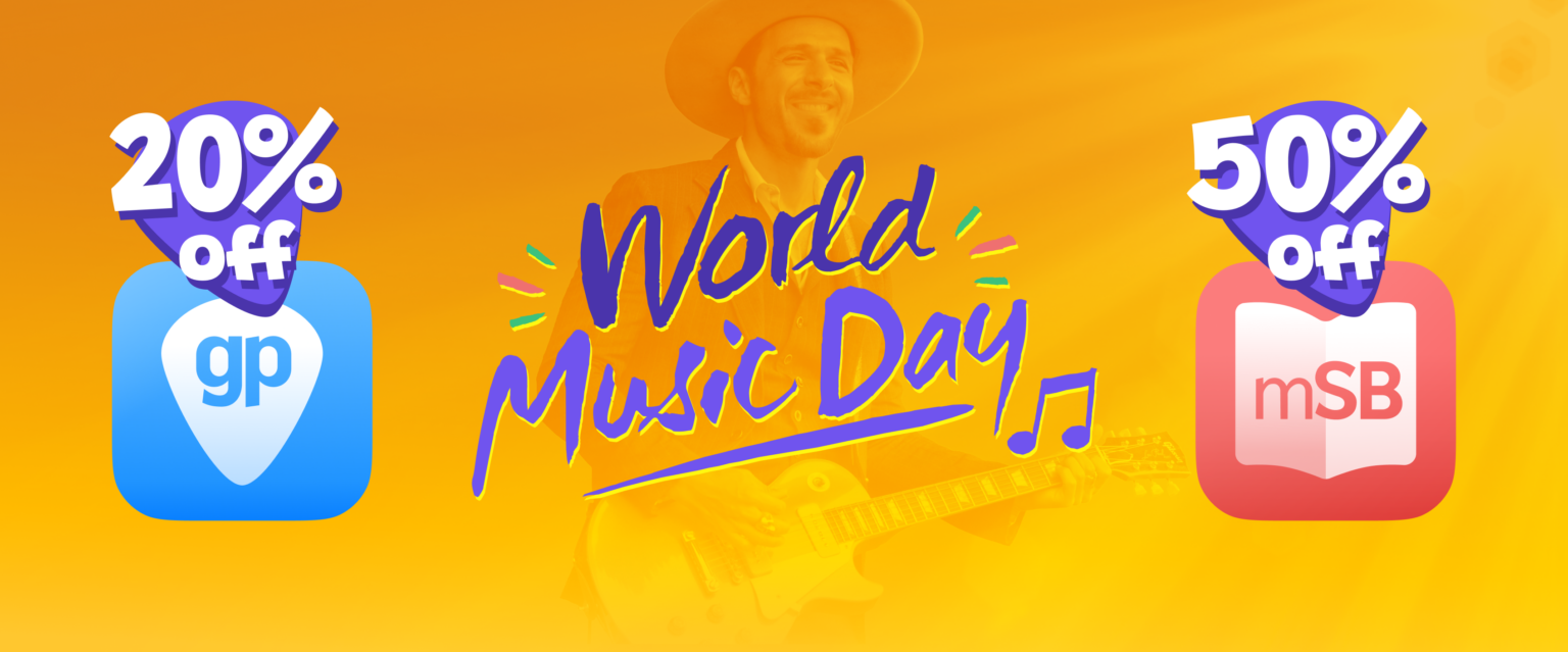 [Special offer ENDED] + 50 free tabs. Celebrate music with Guitar Pro