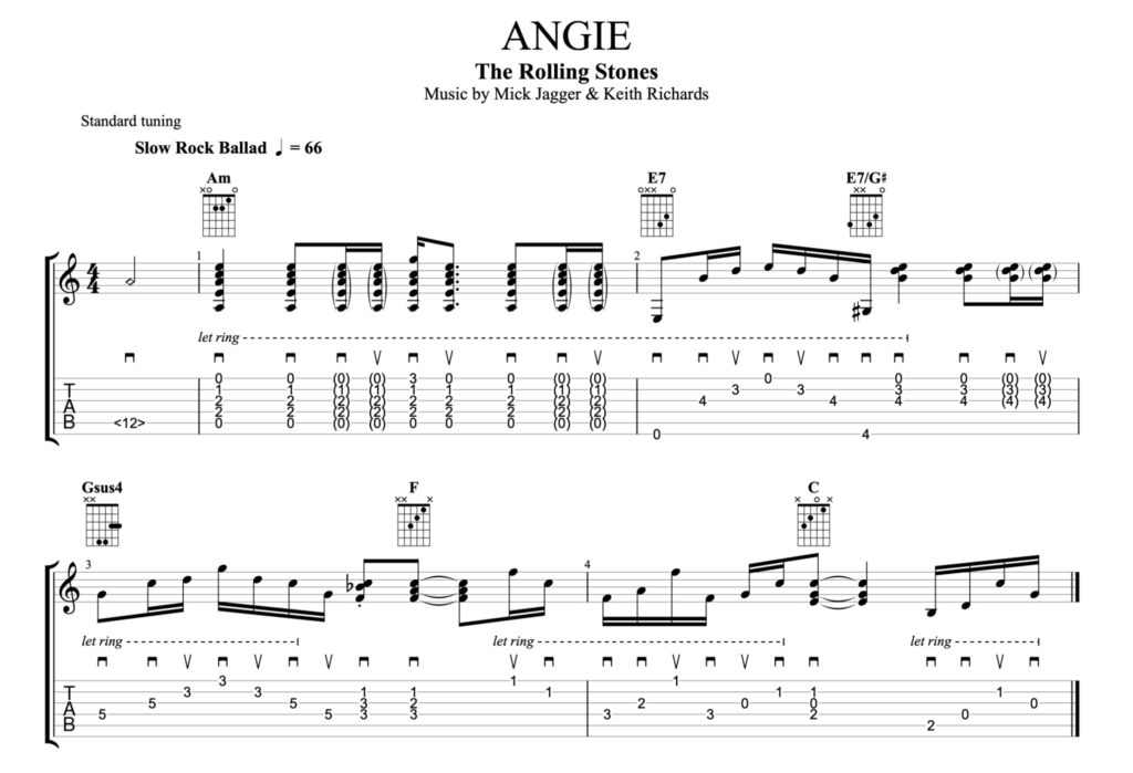 Tablature Guitare Débutant, Decibel Score