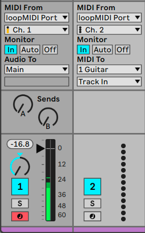 Paramètres Link, Tempo & MIDI dans Ableton Live.