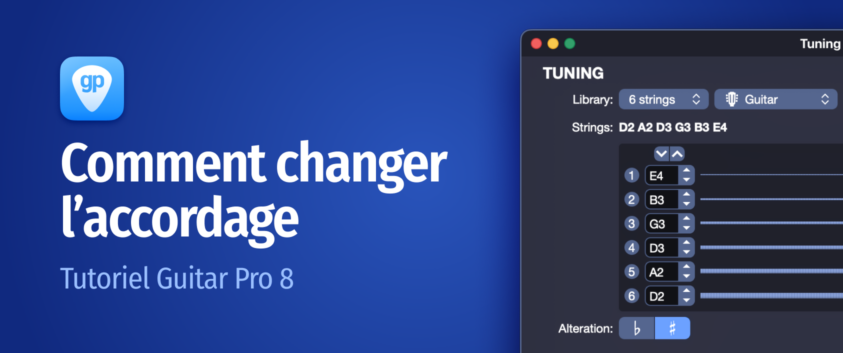 Tutorial Guitar Pro Tuning