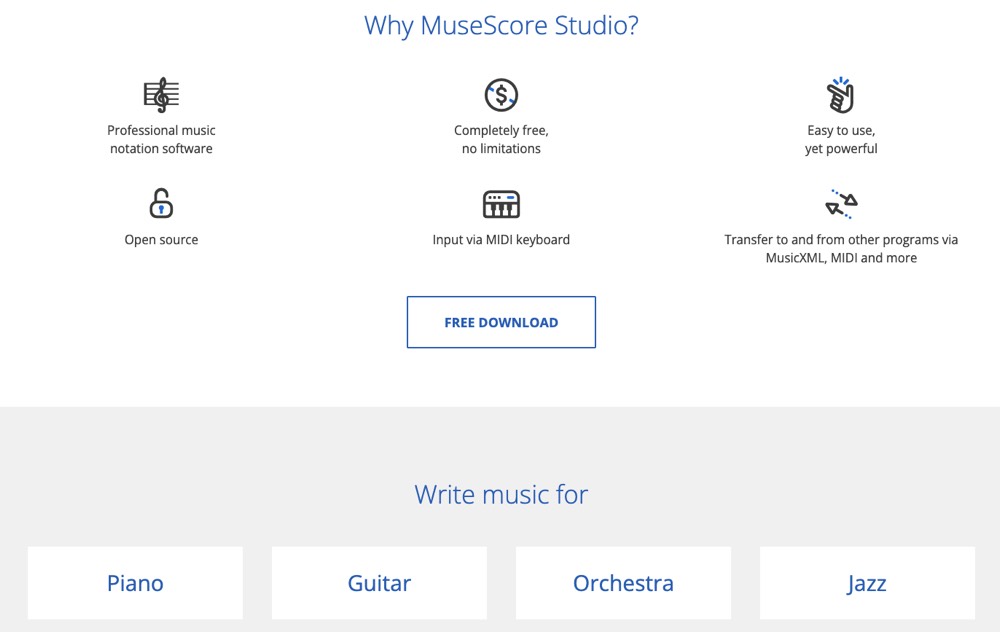 musescore alternative to finale 