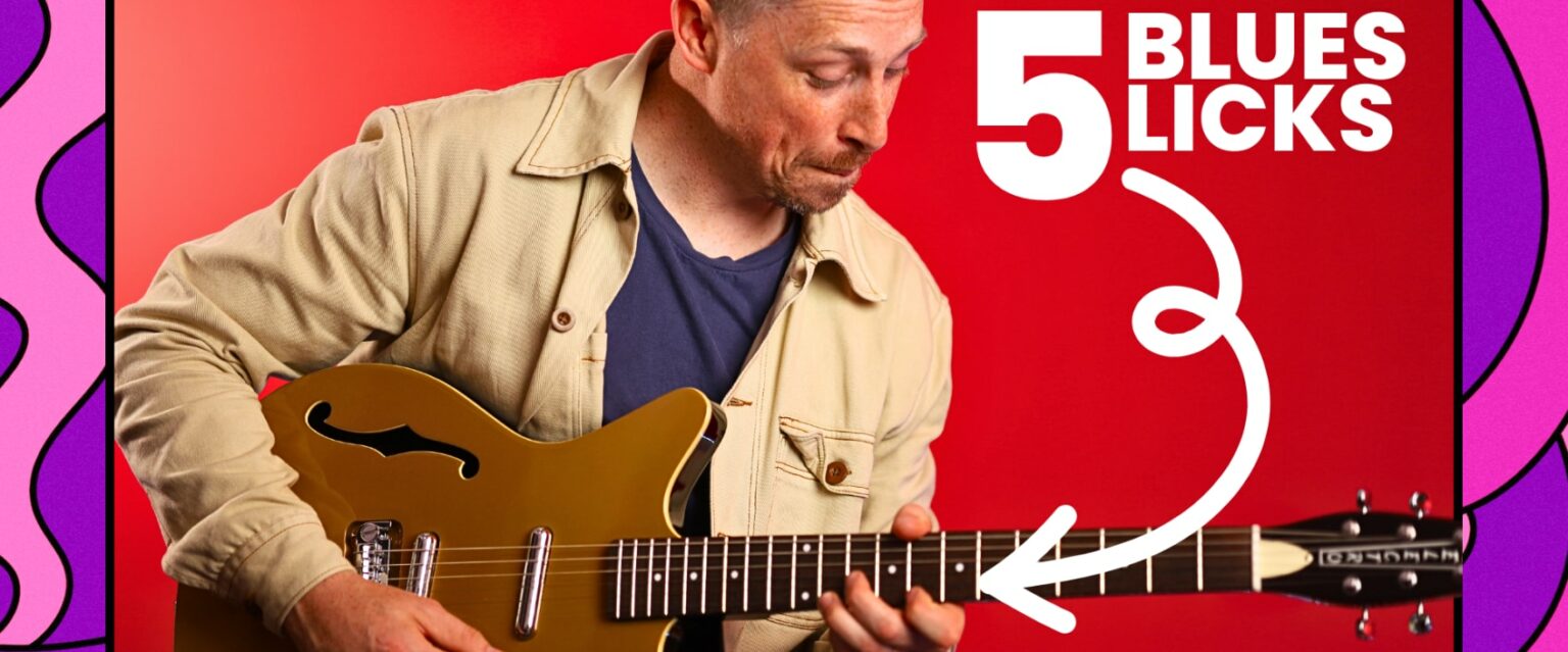 5 blues licks for beginners