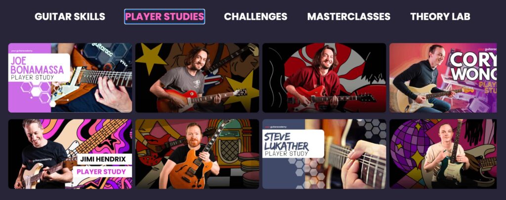 your guitar academy online guitar lesson, the guitar club
