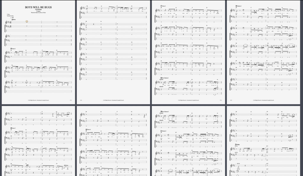 Guitar Pro 8 tablatura de bajo