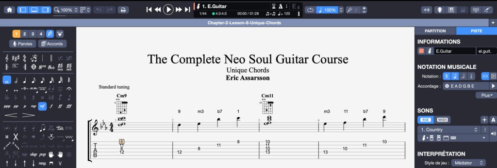 Guitar-Pro-Notation-Standard-Notation-Tablature